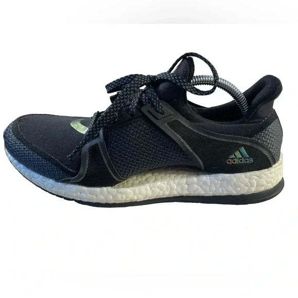 Adidas Pure Boost  Black Size 7.5 - Picture 1 of 12